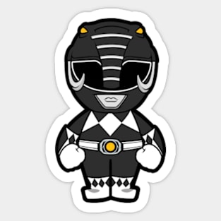 Black Ranger Chibi Sticker